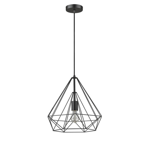 Pendant Luminaire In Matt Black LL00148